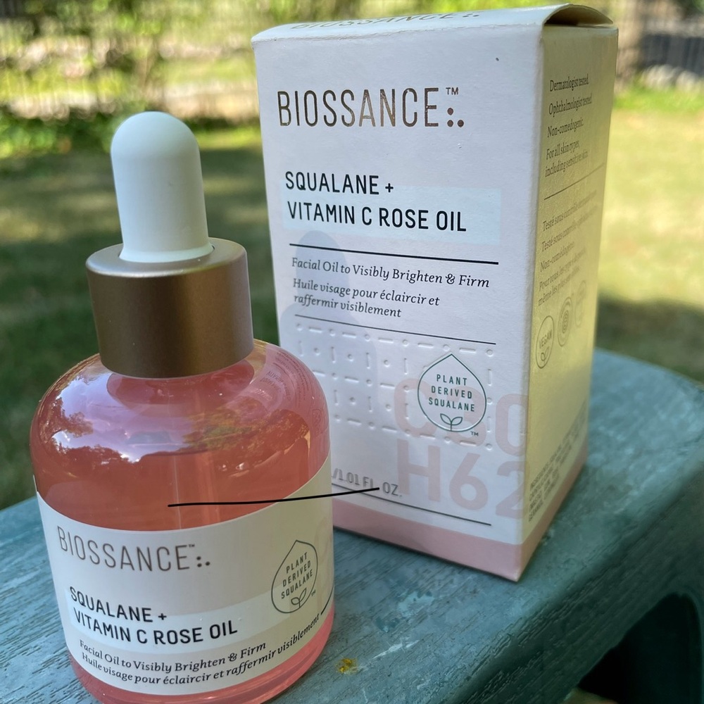 Biossance Squalane + Vitamin C Rose Oil - 1oz - Brand New